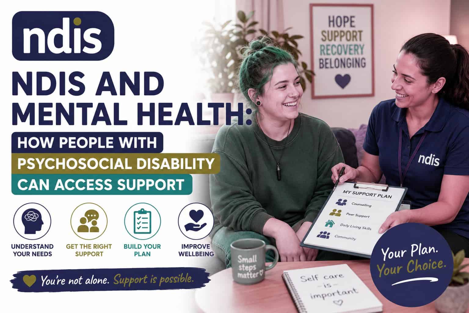 NDIS and Mental Health: How People with Psychosocial Disability Can Access Support