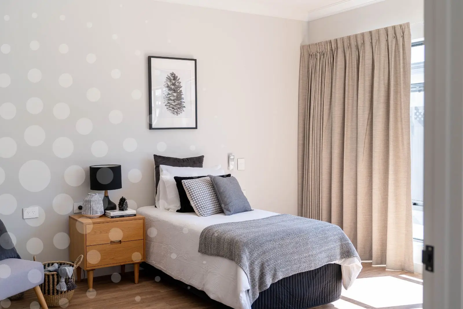 Northern Beaches SIL home private bedroom